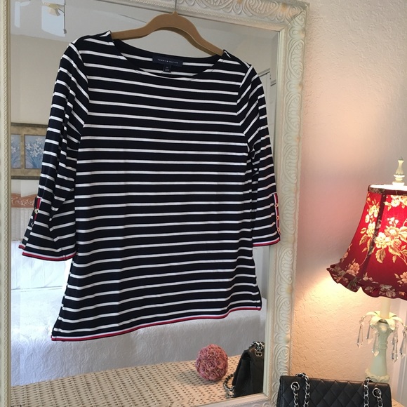 Tommy Hilfiger Tops - Tommy Hilfiger striped Top.         Size: Small